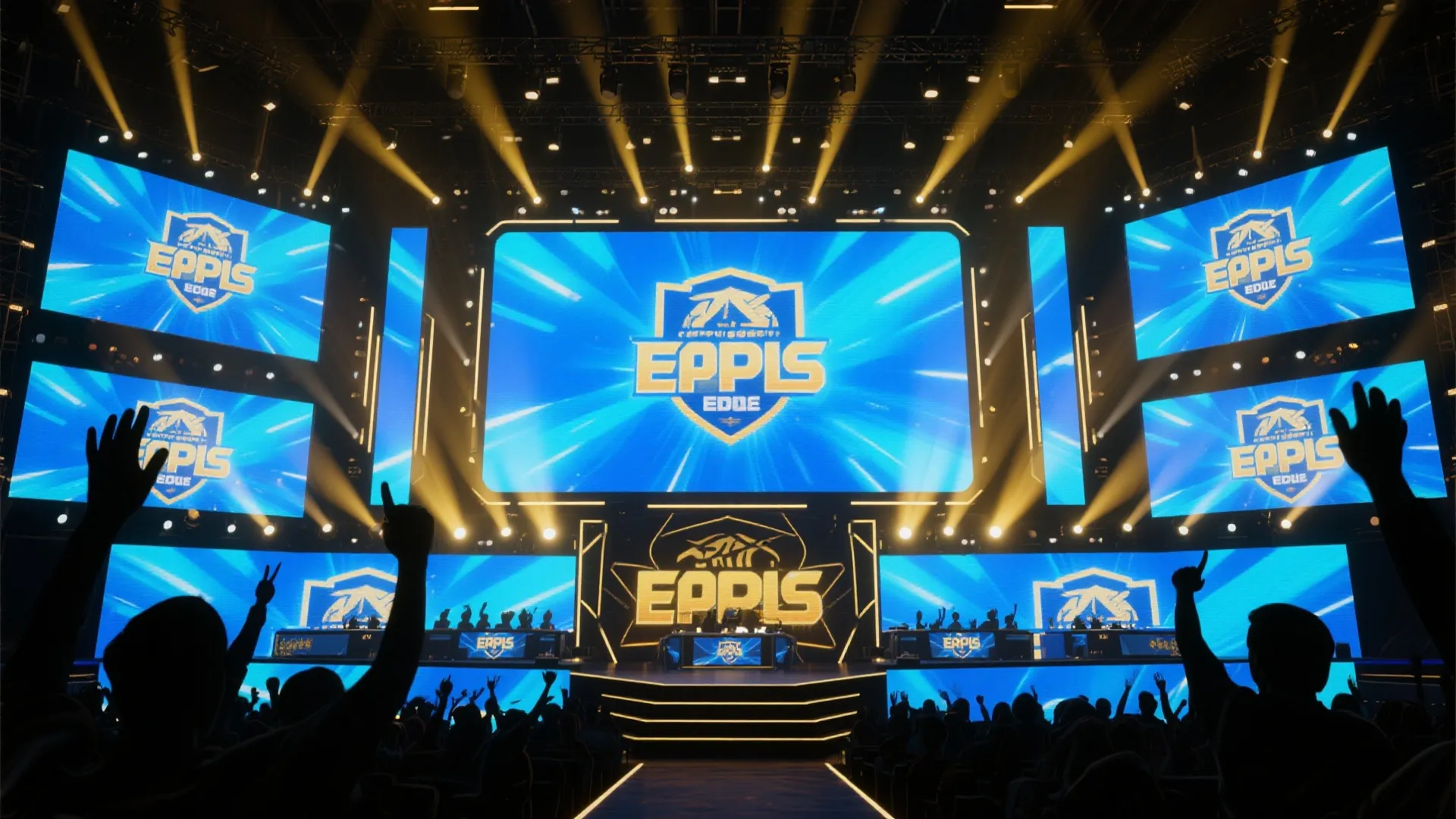 英雄联盟顶级电竞赛事现场